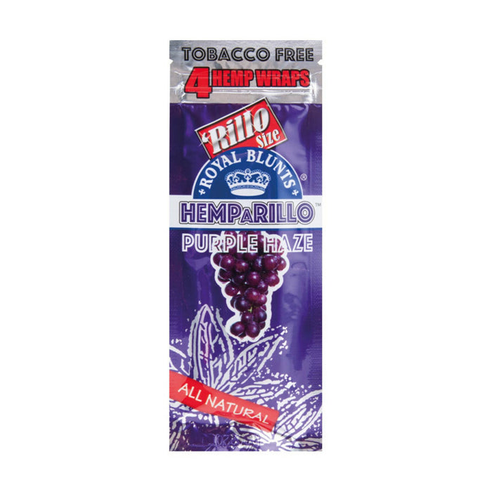 Hemparillo Blunt / Hemp Wraps King Size Purple Haze (4 Stuks)