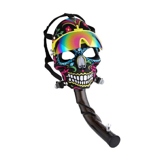 Dreamliner Gasmasker Bong Skull (Multicolor)