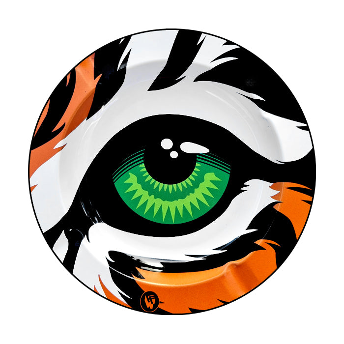 Fire-Flow™ "Feline Eyes Tiger" Metalen Asbak