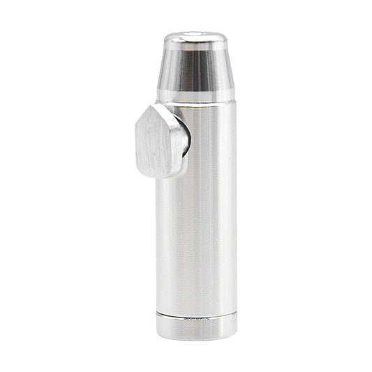 Snuif Bullet Basic Aluminium Zilver